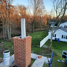 Chimney Rebuild To Original Specs With New Bricks 0